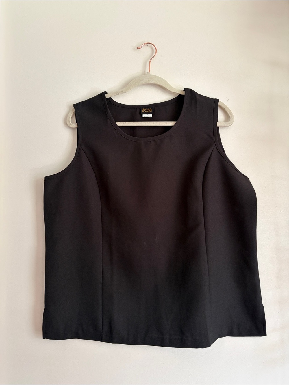 Haband Black Sleeveless Shell Top